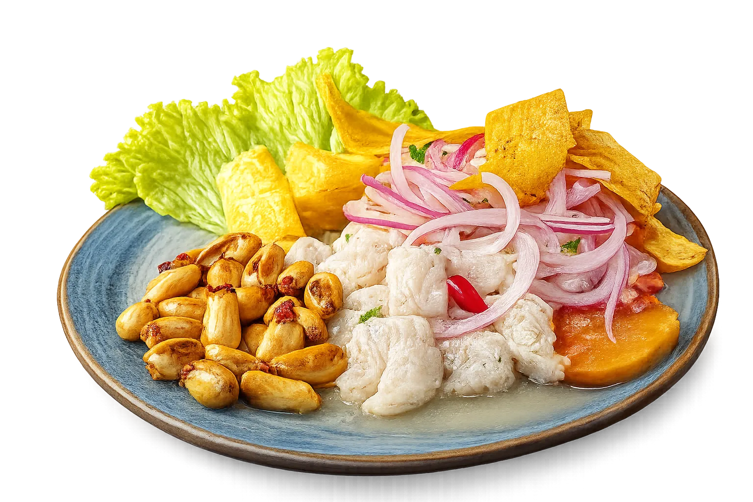 Ceviche mixto de Marisquería Sabor del Norte